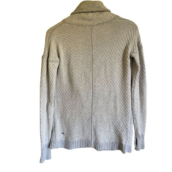 Lululemon Post Practice Shawl Collar Cardigan Snap Closure Size 4 - Picture 4 of 11